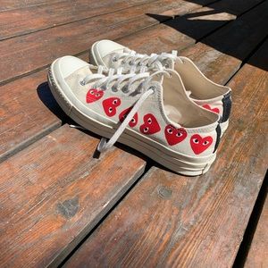 Converse Comme Des Garçons low 2 white